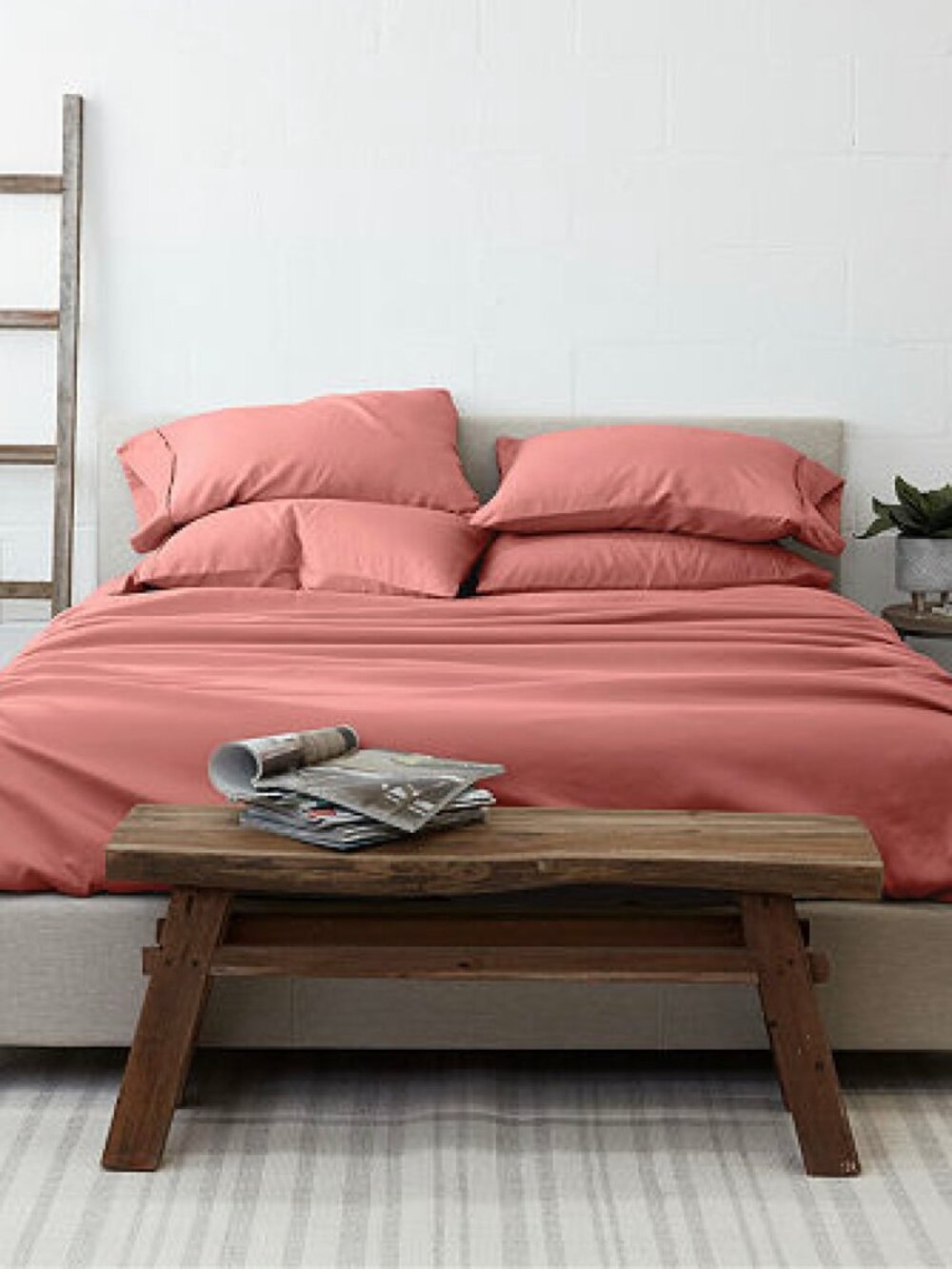 Home Collection Luxury Ultra Soft Sheet Set and Pillowcases, Clay